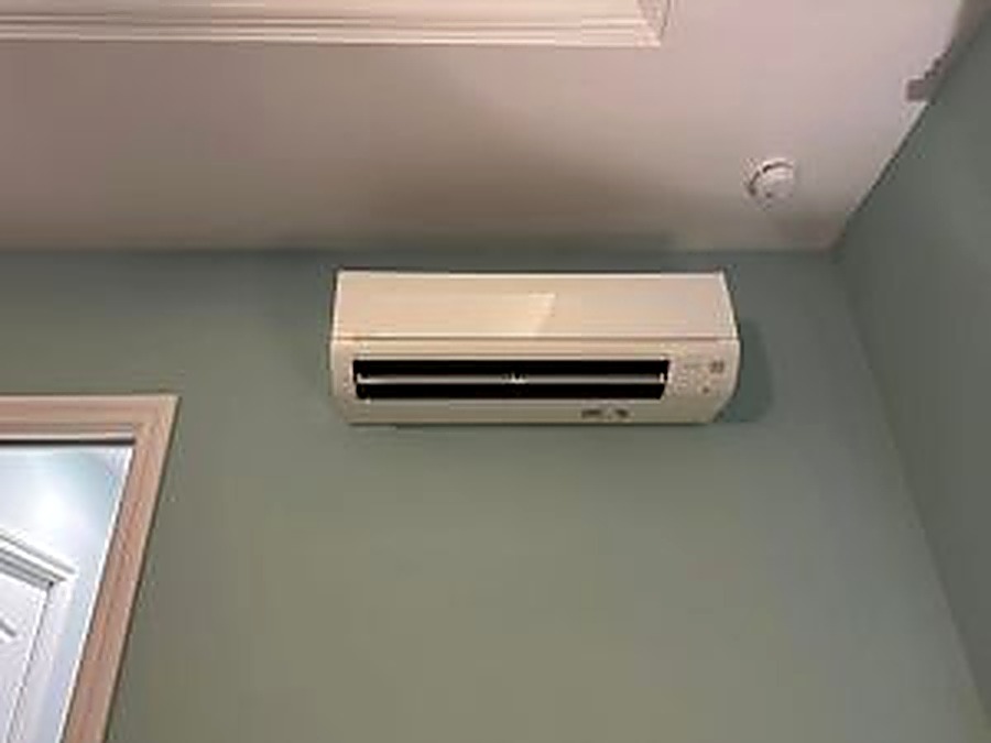Wall-mounted mini-split condenser